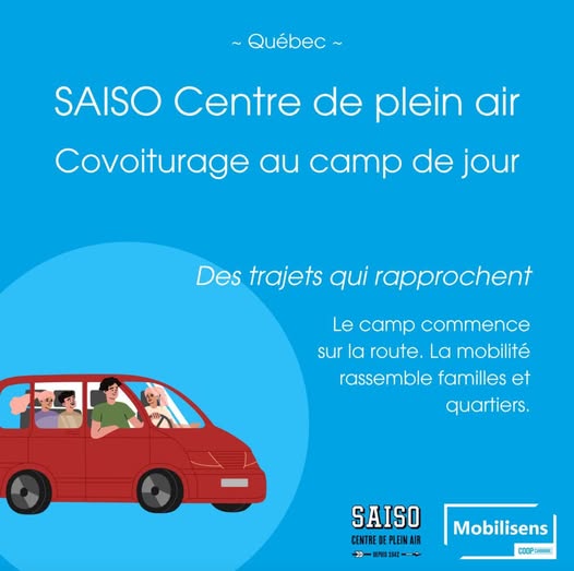 Covoiturage au camp de jour – Coop Carbone